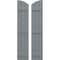 Ekena Millwork Americraft 3-Board (3 Batten) Wood Joined Board-n-Batten Shutters w/Ellipt Top, ARW401BE311X76CHH, PR ARW401BE311X76CHH - alternate 1